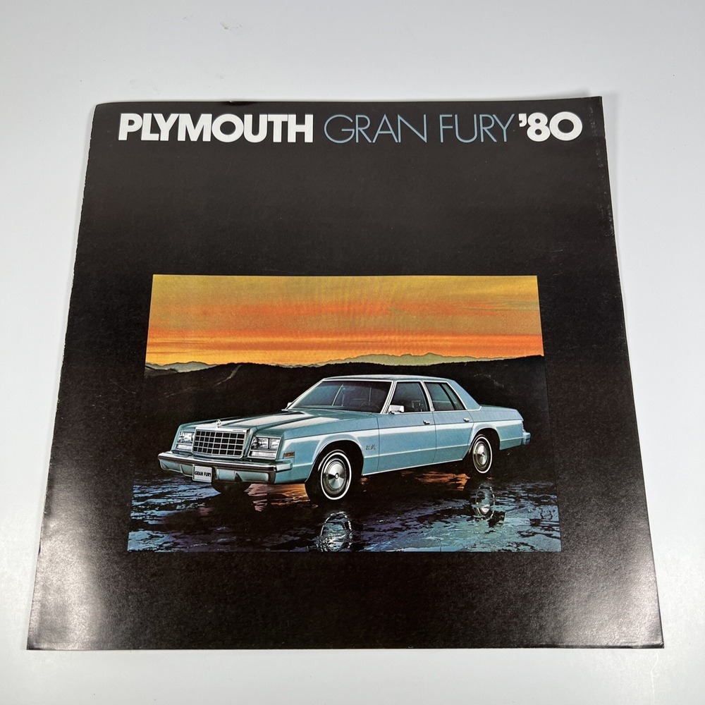 1980 PLYMOUTH GRAN FURY Sales Catalog Brochure Booklet
